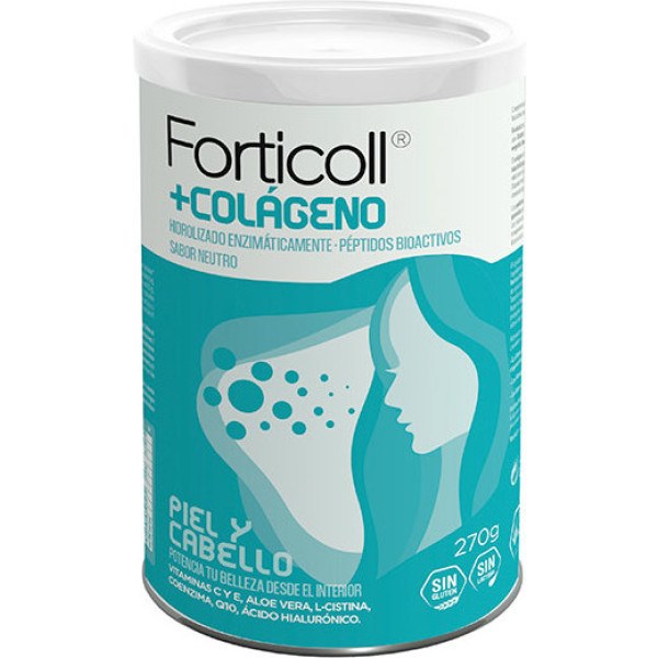 antioxidantes FORTICOLL COLLAGEN Pele Bioativa e Cabelo 270 g