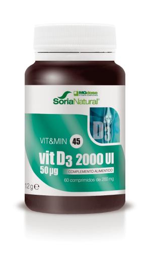vitaminas VIT&MIN 45 VITAMINA D3 2000UI 60comp