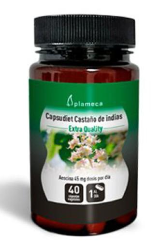 plantas em comprimidos CAPSUDIET CASTANHA DA ÍNDIA 40CAPS