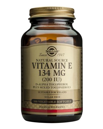 vitaminas VITAMINA E 134MG 200 UI 100 cápsulas de gelatina mole